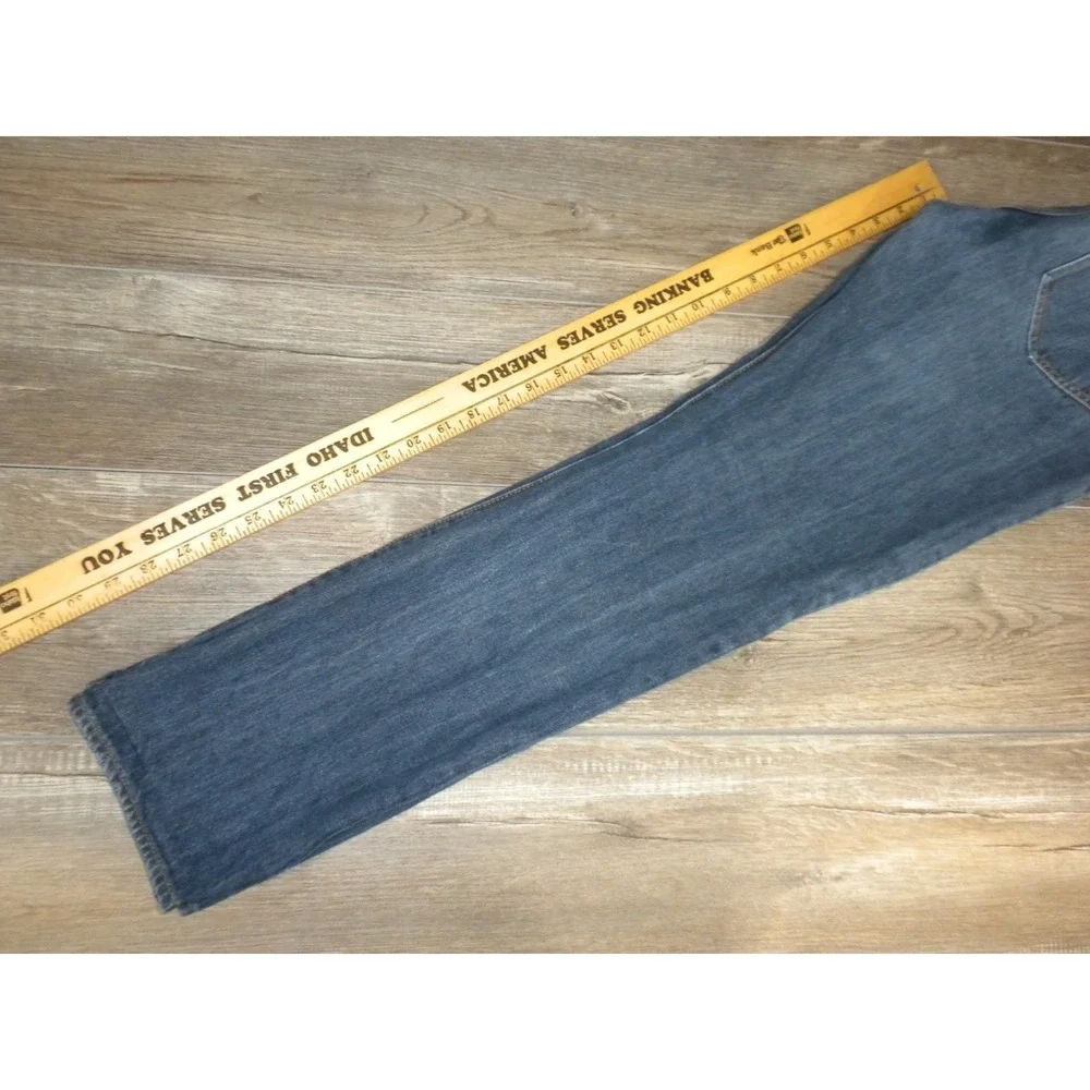 J Crew‎ Jeans 31x32 Blue Denim The Driggs Slim Fit Straight Leg Mid Wash C9894